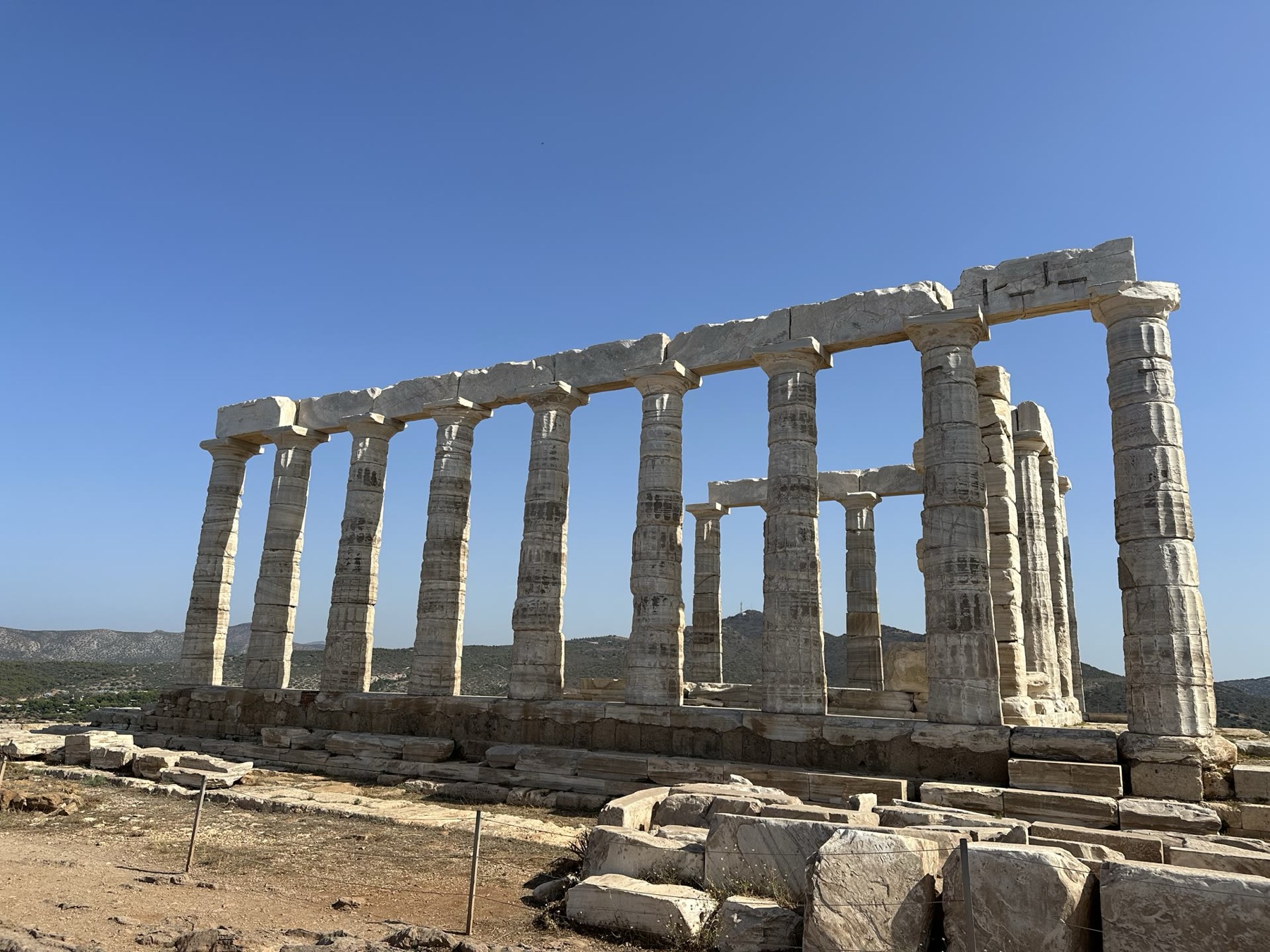A Greek temple on a headland